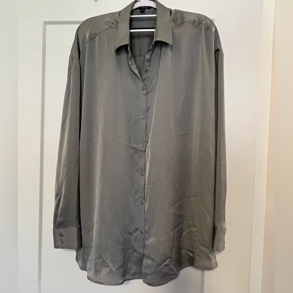 GREY EXPRESS OVERSIZED PORTOFINO BLOUSE XL-XXL